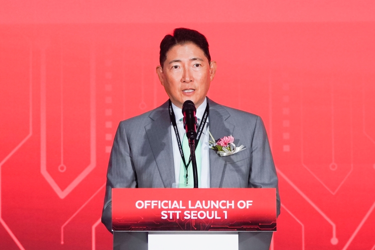 사진1. 효성-STT GDC의 AI 데이터센터 ‘STT Seoul 1’ 개관식 축사.jpg