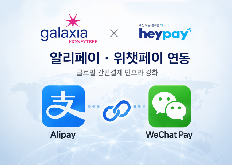 갤럭시아머니트리, 헤이페이와 협력해 알리페이·위챗페이 연동 이미지.png