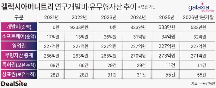 갤럭시아머니트리 연구개발비·유무형자산 현황 박관훈.jpg