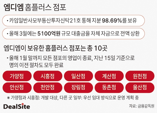 [홈플러스와 부동산] 엠디엠, 홈플러스 10개 점포 '개발·임대' 투트랙 - 뉴스 썸네일 이미지