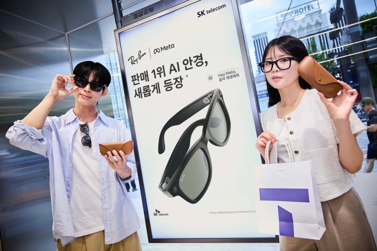 사진1_SKT, AI 글래스 레이밴 메타 출시.jpg