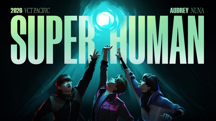 # 참고자료 1. 오드리 누나와의 협업으로 만들어진 VCT 퍼시픽 스테이지 2의 주제곡 ‘superHuman’.jpg