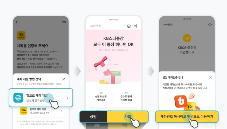 (이미지) 빗썸, 앱 없이도 가능한 KB국민은행 계좌 개설 서비스 도입.jpg