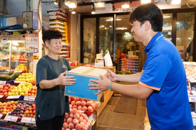 [참고사진1] CJ대한통운 오산 오색시장 배송접수센터 설치.jpg
