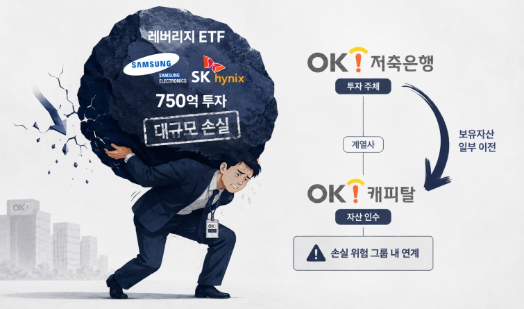 OK저축은행, 레버리지 ETF 750억 베팅…손실자산 계열사로.jpg