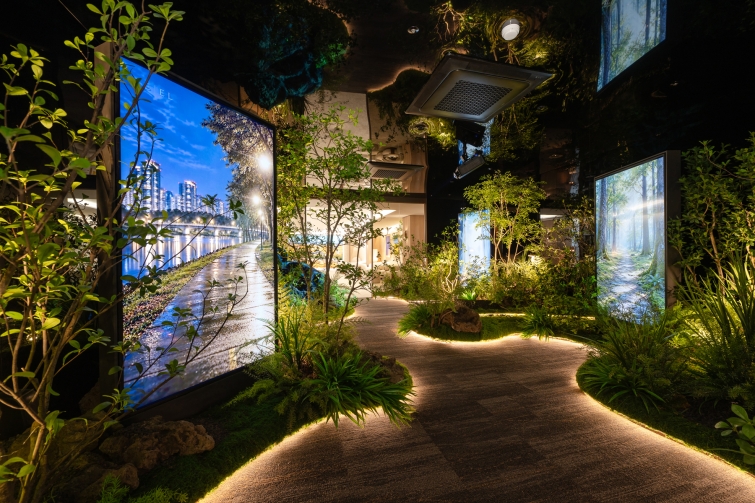 서울 양천구 목동 ‘르엘 라운지 L’est’내 입구 조경 ‘BOTANIC WAY’.jpg