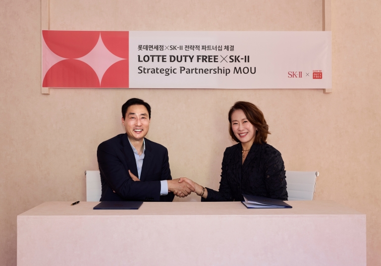 [사진1] 칸에서 손잡은 글로벌 리더들… 롯데면세점-SK-II 전략적 동맹 구축.jpg