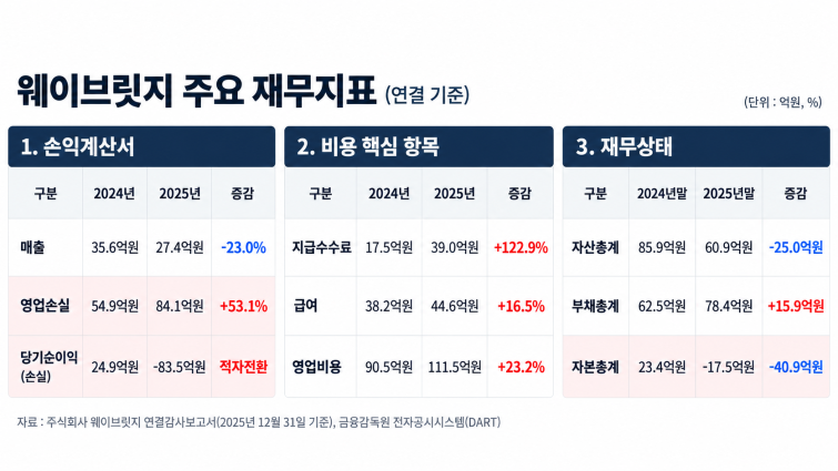 웨이브릿지 주요 재무지표 요약.png